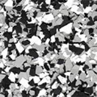 Black/White/Medium GrayArmorpoxy Flake Polyaspartic Flooring Kit