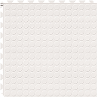 White6.5mm Coin Flex Tiles - Designer Series