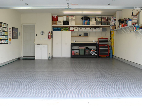 Diamond Grid-Loc Garage Tiles – Modular Garage Flooring
